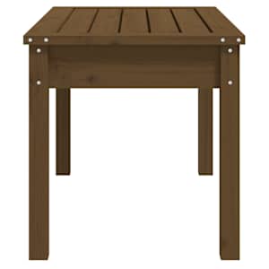 Zahradní lavice medově hnědá 80x44x45 cm masivní borové dřevo - obrázek 5