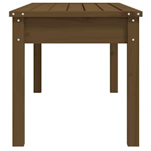 Zahradní lavice medově hnědá 109x44x45 cm masivní borové dřevo - obrázek 5