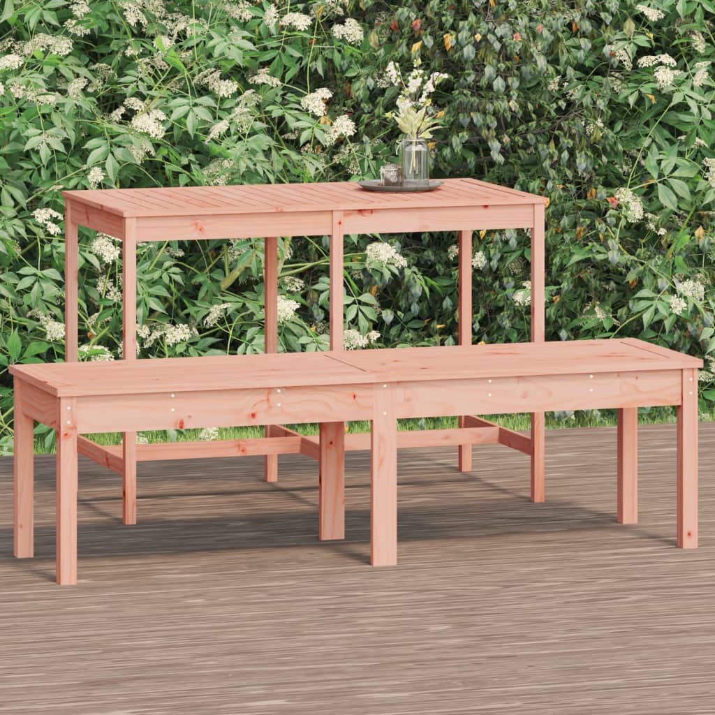 vida XL Gartenbank 2-Sitzer 159,5x 44x 45 cm Massivholz Douglasie