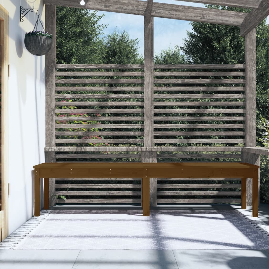 Thumbnail - vidaXL Gartenbank 2-Sitzer Honigbraun 203,5x44x45 cm Massivholz Kiefer