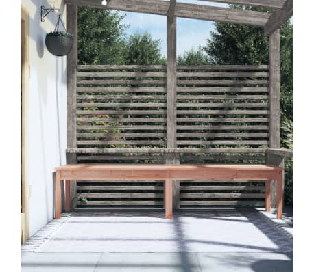 vidaXL 2-Seater Garden Bench 203.5x44x45 cm Solid Wood Douglas