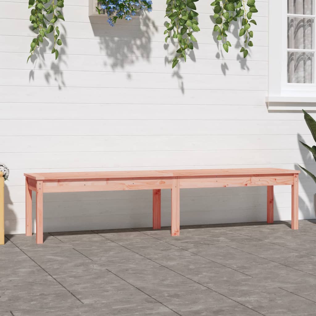 vida XL 2-Sitzer-Gartenbank 203,5x 44x 45 cm Massivholz Douglasie