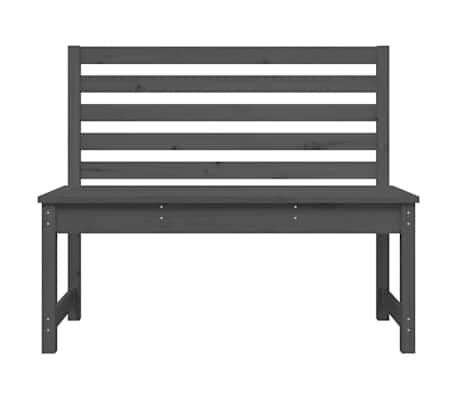 Banc à manger panama gris 105x30x45 cm bois massif de pin | Truffaut