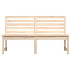 Zahradní lavice 157,5 cm masivní borové dřevo - obrázek 4