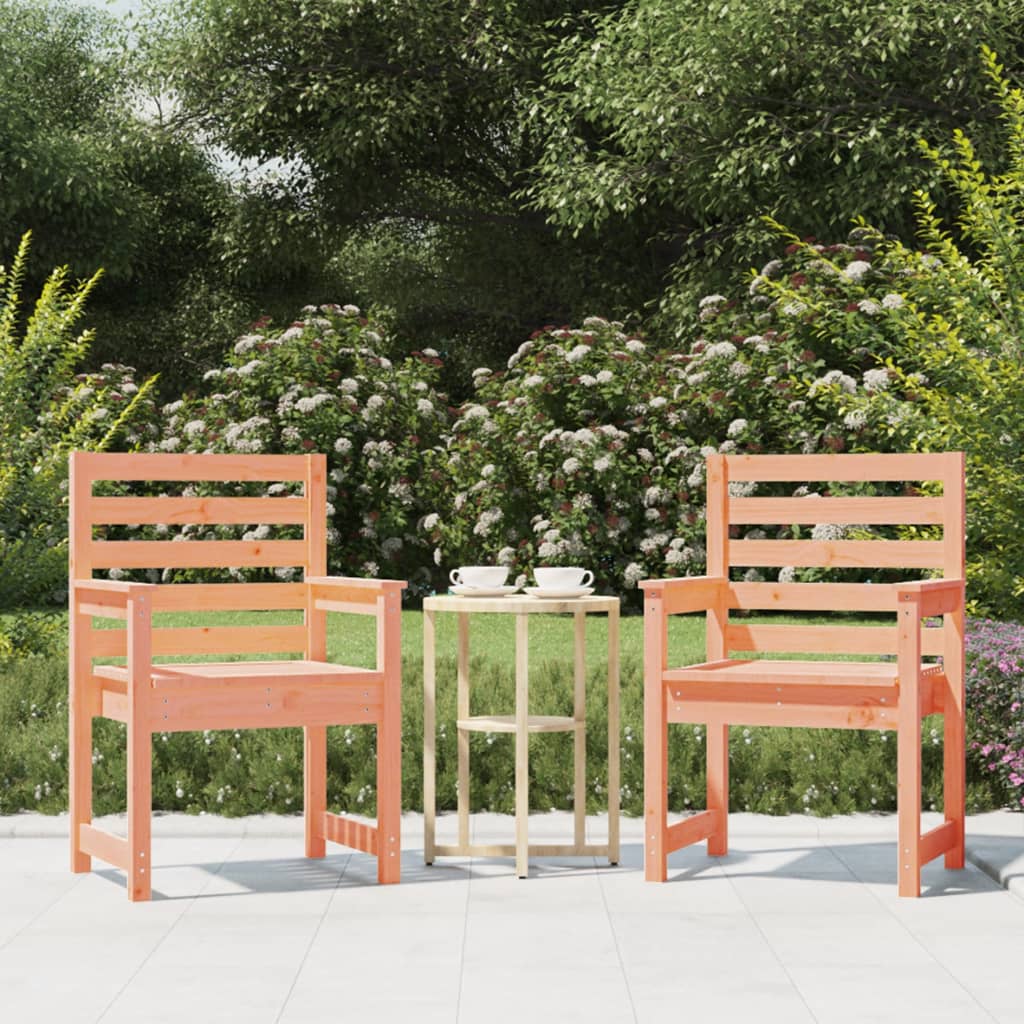 vida XL Gartenstühle 2 Stk. 60x 48x 91 cm Massivholz Douglasie