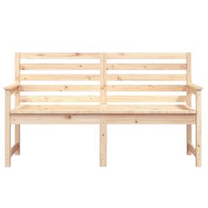 Zahradní lavice 159,5 x 48 x 91,5 cm masivní borové dřevo - obrázek 4
