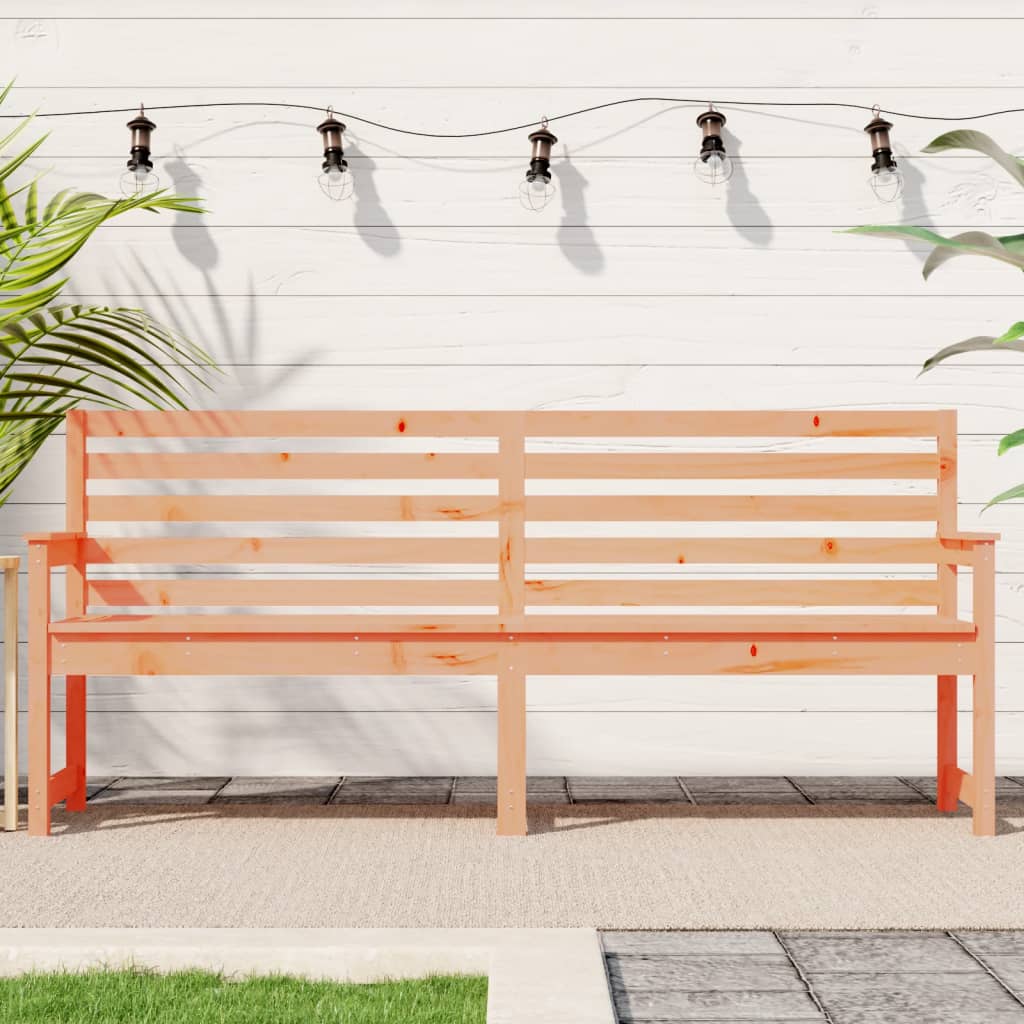vidaXL Gartenbank 203,5x48x91,5 cm Massivholz Douglasie