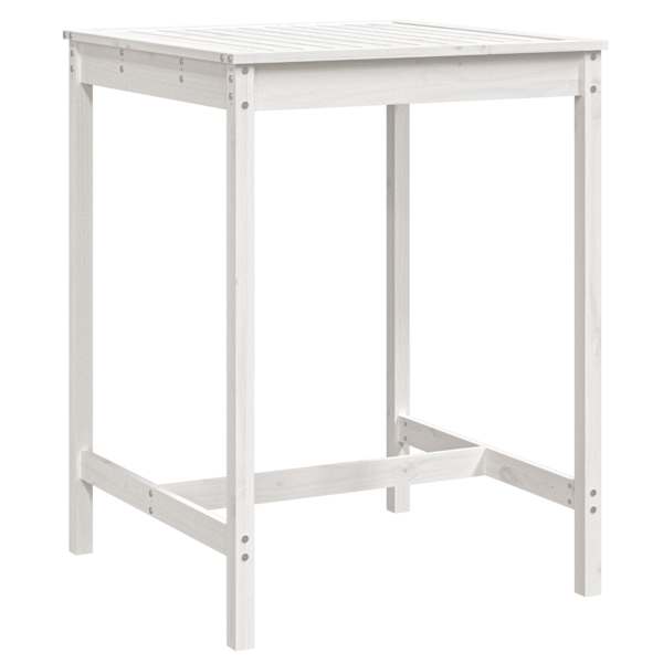 vidaXL aialaud, valge, 82,5 x 82,5 x 110 cm, m&auml;nnipuit