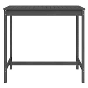 Zahradní stůl šedý 121 x 82,5 x 110 cm masivní borové dřevo - obrázek 4
