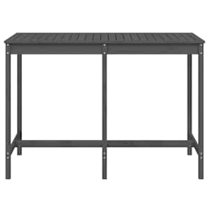 Zahradní stůl šedý 159,5 x 82,5 x 110 cm masivní borové dřevo - obrázek 4
