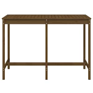 Zahradní stůl medově hnědý 159,5x82,5x110 cm masivní borovice - obrázek 4