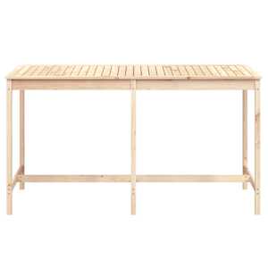 Zahradní stůl 203,5 x 90 x 110 cm masivní borové dřevo - obrázek 4
