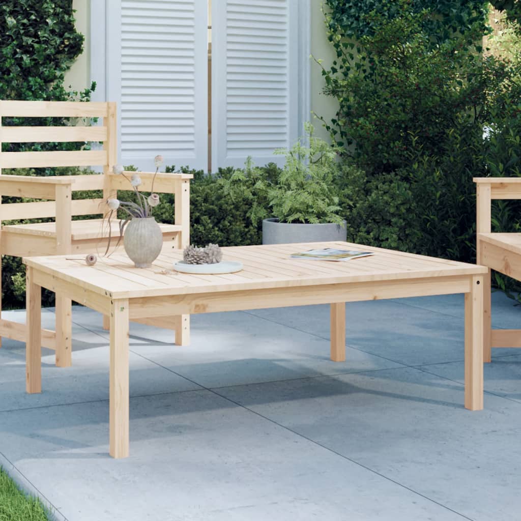 Gartentisch 121×82,5×45 cm Massivholz Kiefer kaufen