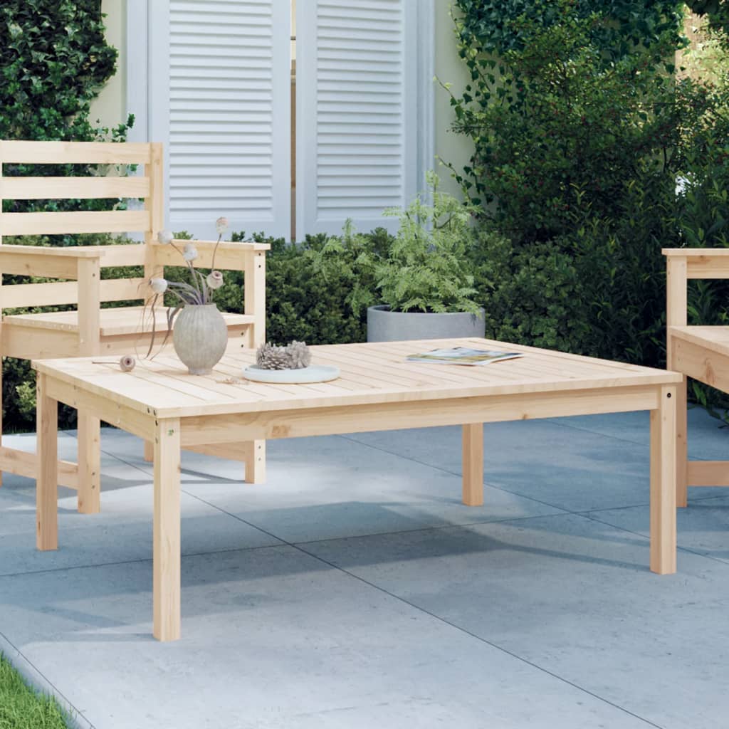 vidaXL Tr&auml;dg&aring;rdsbord 121x82,5x45 cm massiv furu