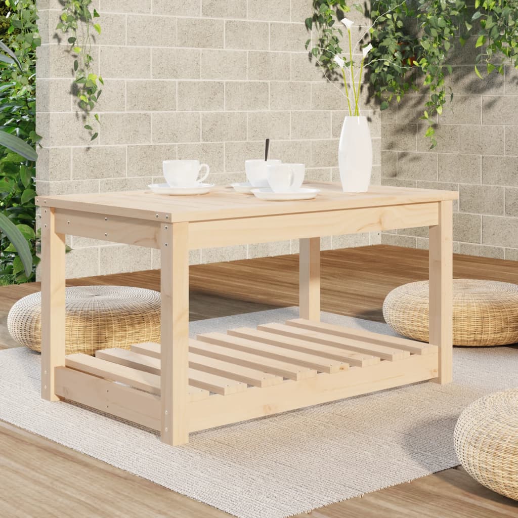 Garden Table 82.5x50.5x45 Cm Solid Wood Pine VidaXL 14 width=274
