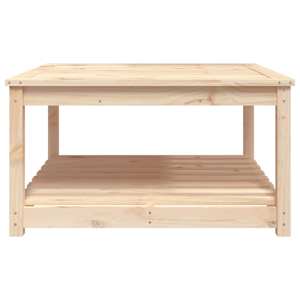 Zahradní stůl 82,5 x 82,5 x 45 cm masivní borové dřevo - obrázek 6