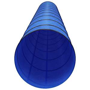 Psí tunel modrý Ø 55 x 500 cm polyester - obrázek 4