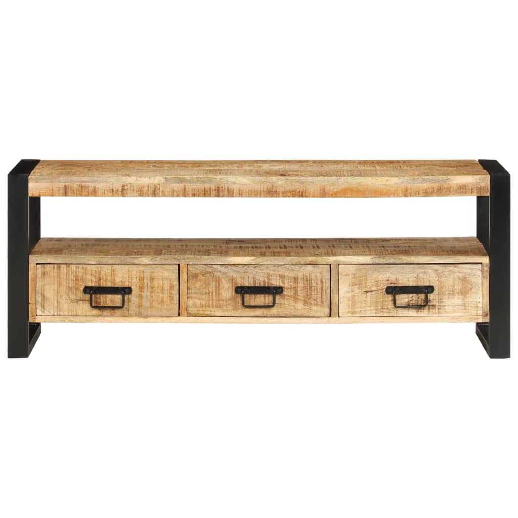 vidaXL TV-taso 120x30x45 cm täysi mangopuu