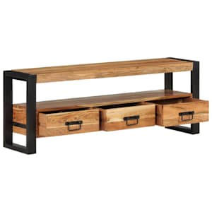 TV skříňka 120 x 30 x 45 cm masivní akáciové dřevo - obrázek 6