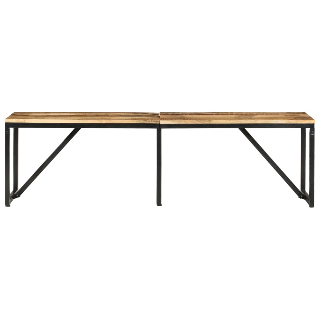 vidaXL Bankje 160x35x46 cm massief mangohout afbeelding