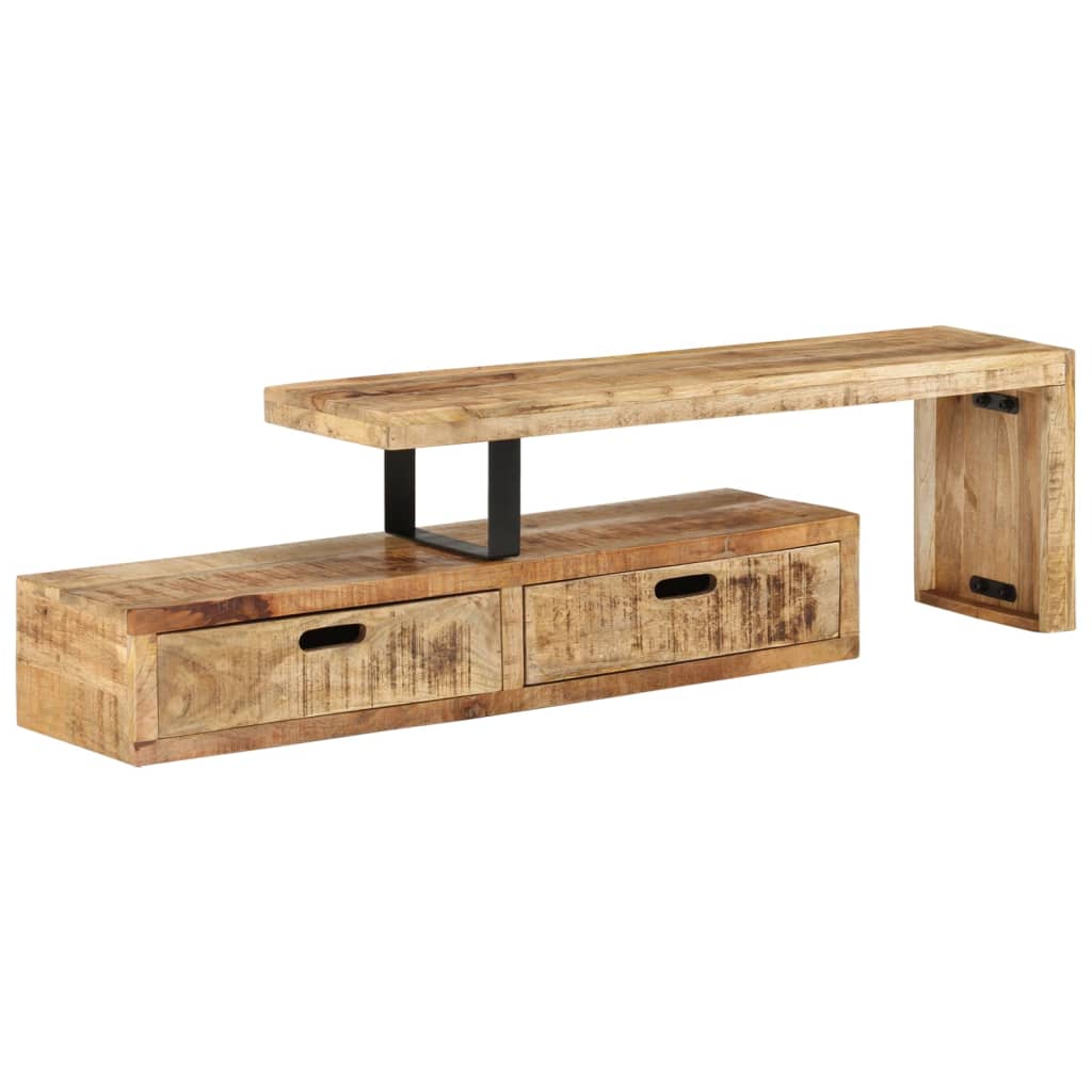 Meuble TV 190 cm BALTHAZAR Bois de manguier et santal | BOBOCHIC ®