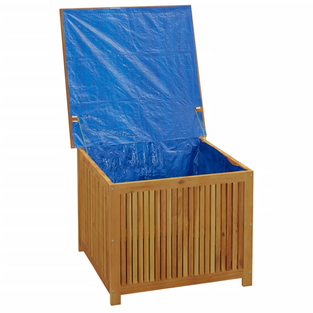 vidaXL Tuinbox 75x75x58 cm massief acaciahout afbeelding