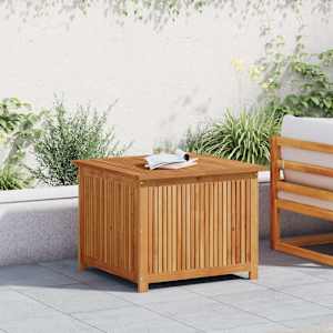 Vrtna škatla za shranjevanje 75x75x58 cm trden akacijev les