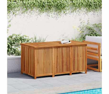 vidaXL Skrzynia ogrodowa, 150x80x75 cm, lite drewno akacjowe