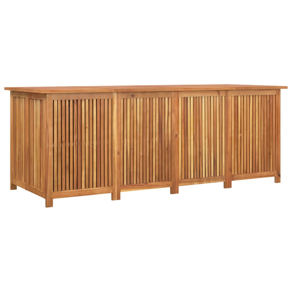 vidaXL Zahradní úložný box 200 x 80 x 75 cm masivní akáciové dřevo
