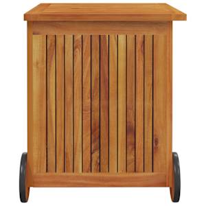 Zahradní úložný box s kolečky 60 x 50 x 58 cm masivní akácie - obrázek 5