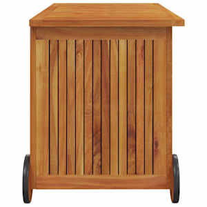Zahradní úložný box s kolečky 90 x 50 x 58 cm masivní akácie - obrázek 5