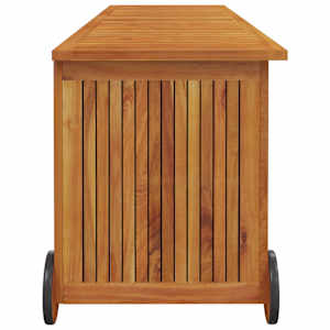 Zahradní úložný box s kolečky 150 x 50 x 58 cm masivní akácie - obrázek 5