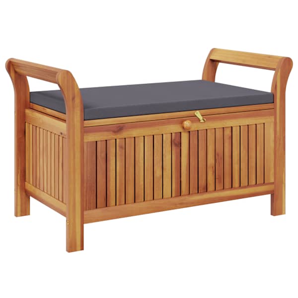 vidaXL aia hoiupink istmepadjaga, 91 cm, akaatsiapuit