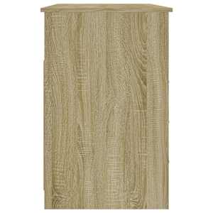 Psací stůl se zásuvkami dub sonoma 102 x 50 x 76 cm kompozit - obrázek 8