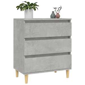 Příborník betonově šedý 60 x 35 x 70 cm kompozitní dřevo - obrázek 4