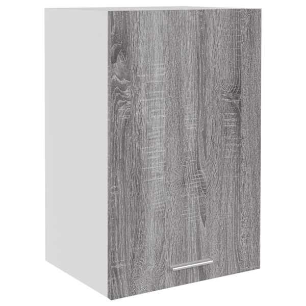 vidaXL rippuv kapp "Lyon", hall, Sonoma, 39,5 x 31 x 60 cm, t&ouml;&ouml;deldud puit