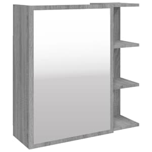 vidaXL vannitoakapp, hall Sonoma tamm, 62,5 x 20,5 x 64 cm, tehispuit
