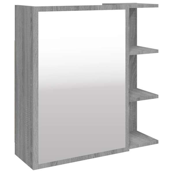 vidaXL vannitoakapp, hall Sonoma tamm, 62,5 x 20,5 x 64 cm, tehispuit