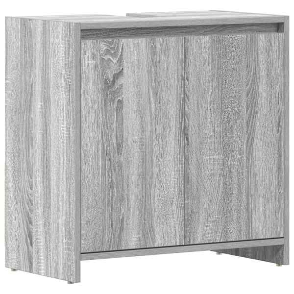 vidaXL vannitoakapp, hall Sonoma tamm, 60 x 33 x 61 cm, tehispuit
