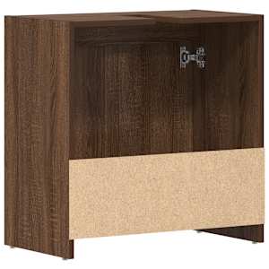 Koupelnová skříňka hnědý dub 60 x 33 x 61 cm kompozitní dřevo - obrázek 8