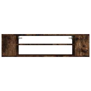 Závěsná TV skříňka kouřový dub 100x30x26,5 cm kompozitní dřevo - obrázek 4