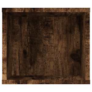 Závěsná TV skříňka kouřový dub 100x30x26,5 cm kompozitní dřevo - obrázek 5