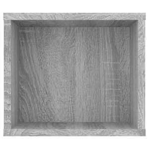 Závěsná TV skříňka šedá sonoma 100x30x26,5 cm kompozitní dřevo - obrázek 5