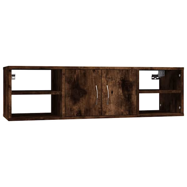 vidaXL seinariiul, suitsutatud tamm, 102 x 30 x 29 cm, tehispuit