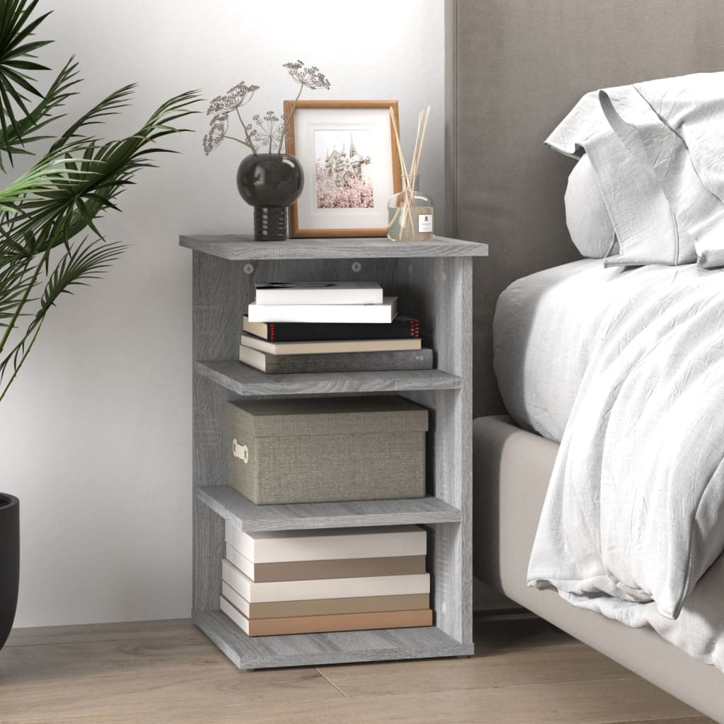 Thumbnail - vidaXL Beistellregal Grau Sonoma 35x35x55 cm Holzwerkstoff