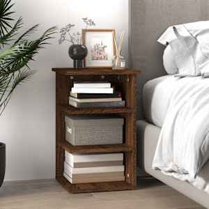vidaXL Armoire lat&eacute;rale Ch&ecirc;ne marron 35x35x55 cm Bois d'ing&eacute;nierie