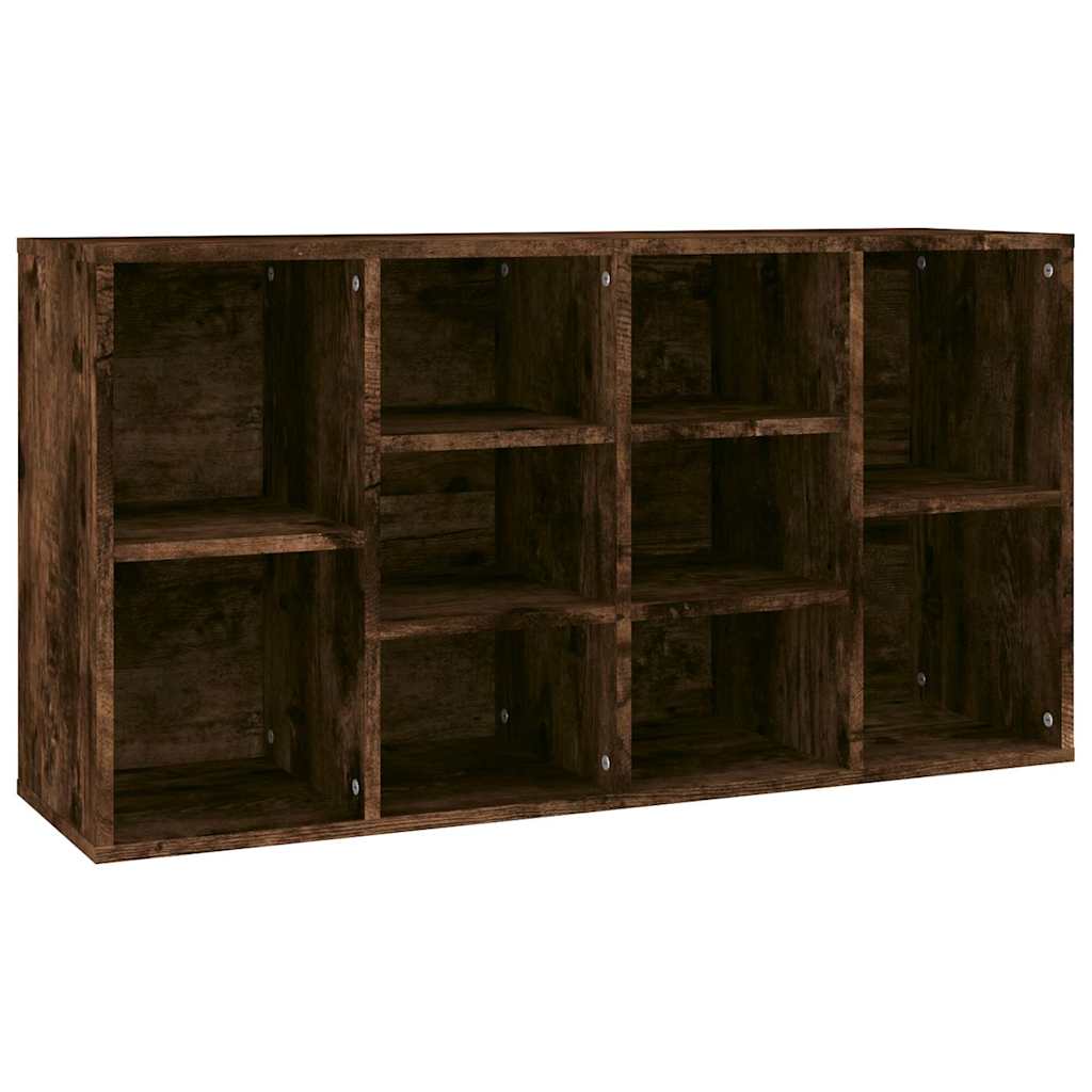 vidaXL Lavice s botníkem kouřový dub 103x30x55 cm kompozitní dřevo