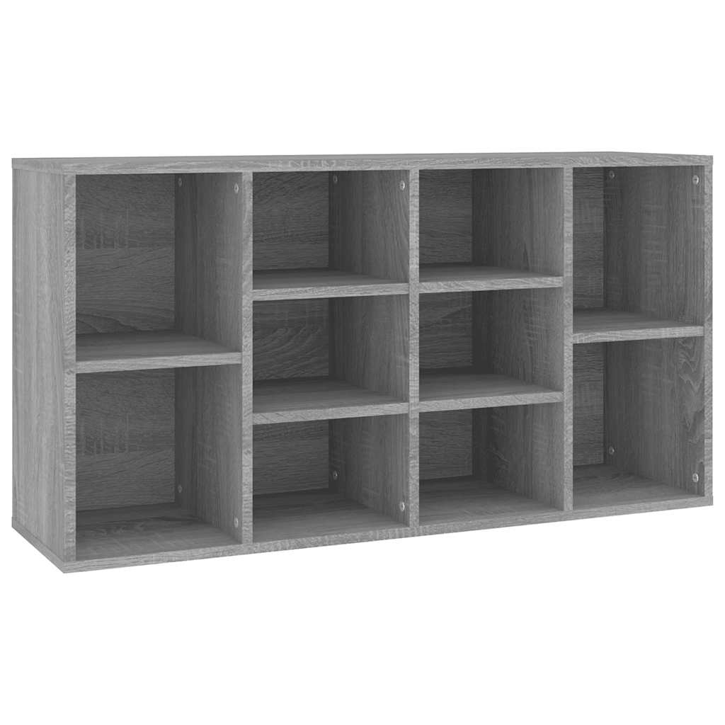 vidaXL Lavice s botníkem šedá sonoma 103x30x55 cm kompozitní dřevo