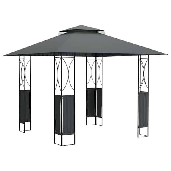 vidaXL katusega varjualune, antratsiithall, 300 x 300 x 270 cm, teras