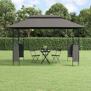 Paviljon s streho antracit 400x300x270 m jeklo